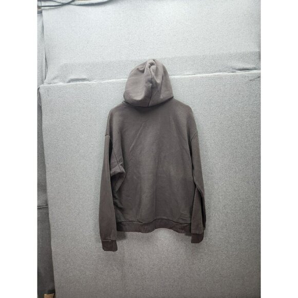 Forever 21 Mens Hoodie "Dog Eat Dog World" Graphic Charcoal Gray Size L - Picture 3 of 3